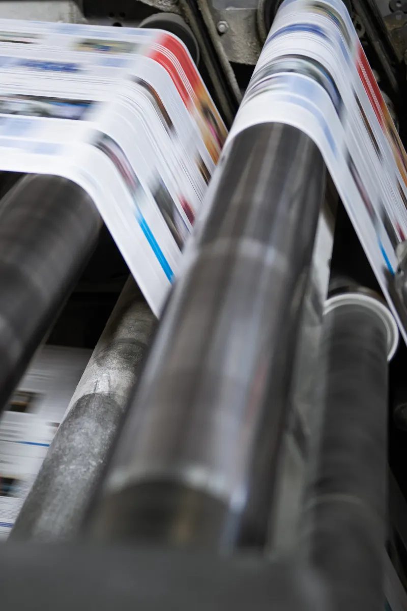 industrial rollers for printing