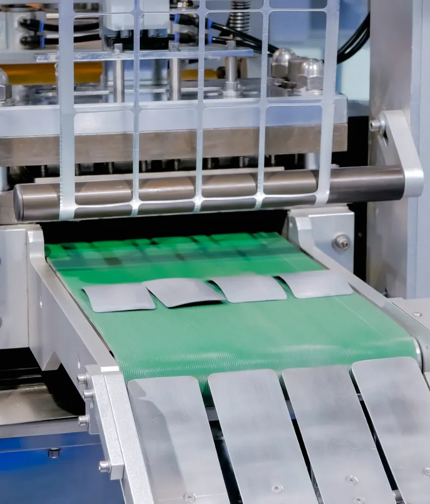 industrial rollers for packaging